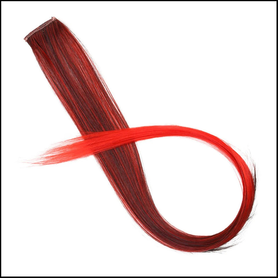 Synthetic One Card Hair Extension Wig Hair