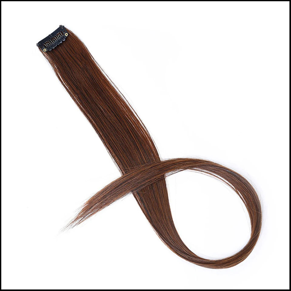 Synthetic One Card Hair Extension Wig Hair