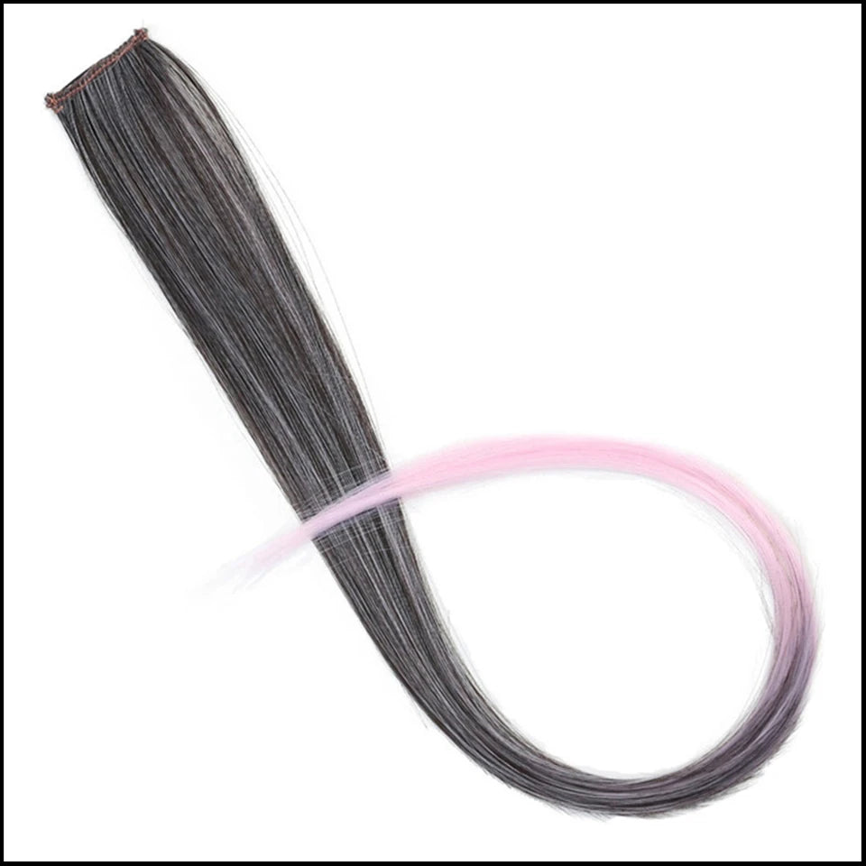 Synthetic One Card Hair Extension Wig Hair