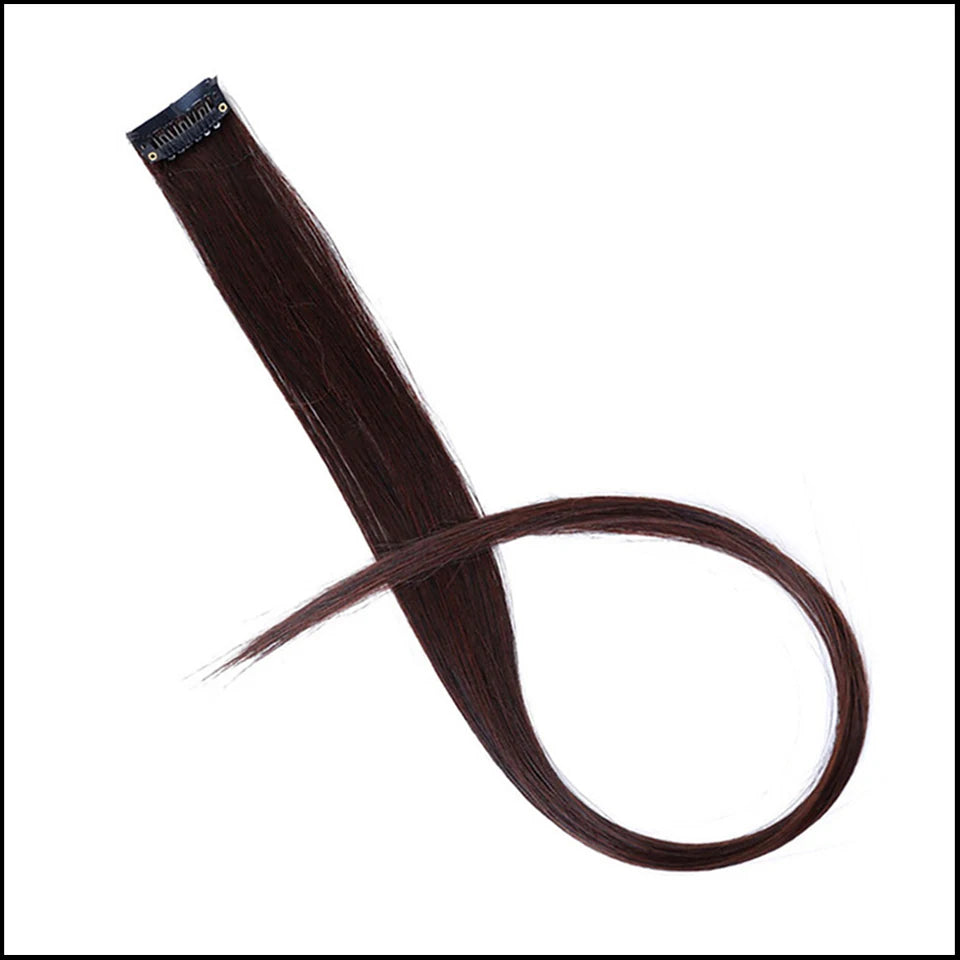 Synthetic One Card Hair Extension Wig Hair
