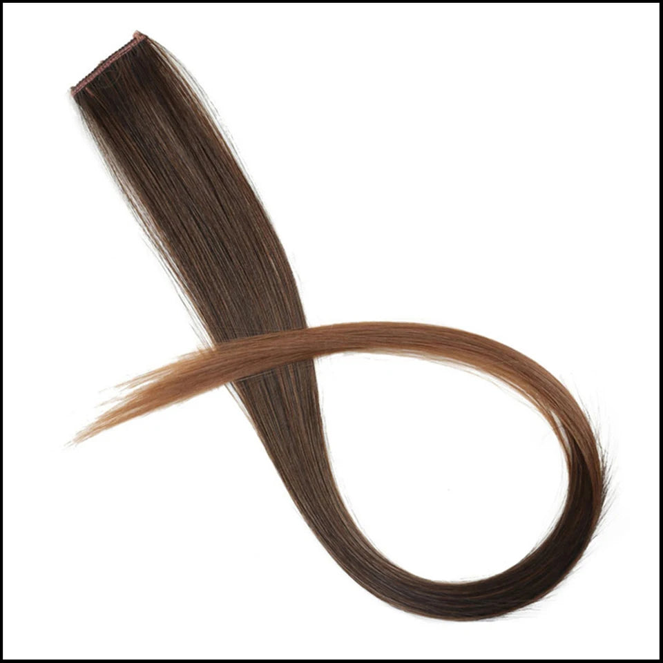 Synthetic One Card Hair Extension Wig Hair