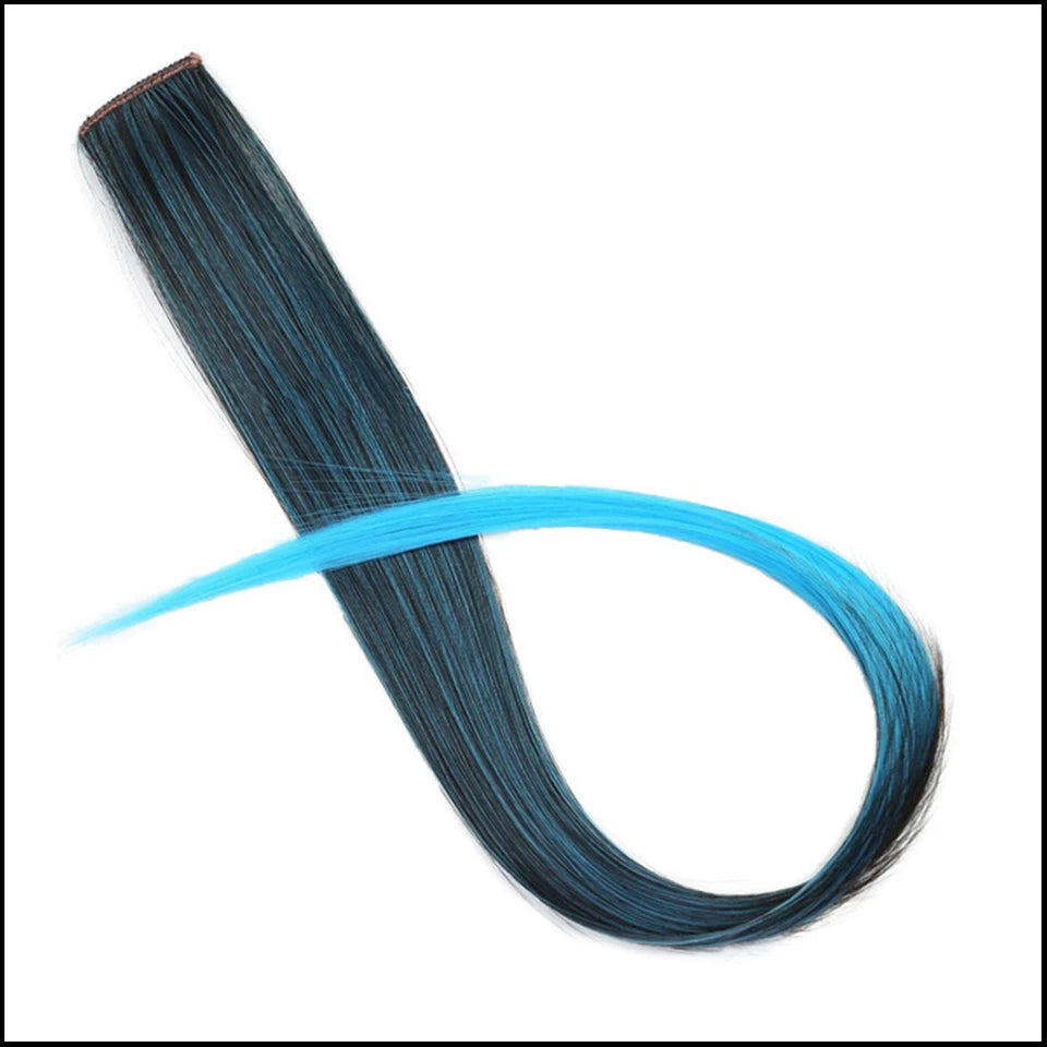 Synthetic One Card Hair Extension Wig Hair