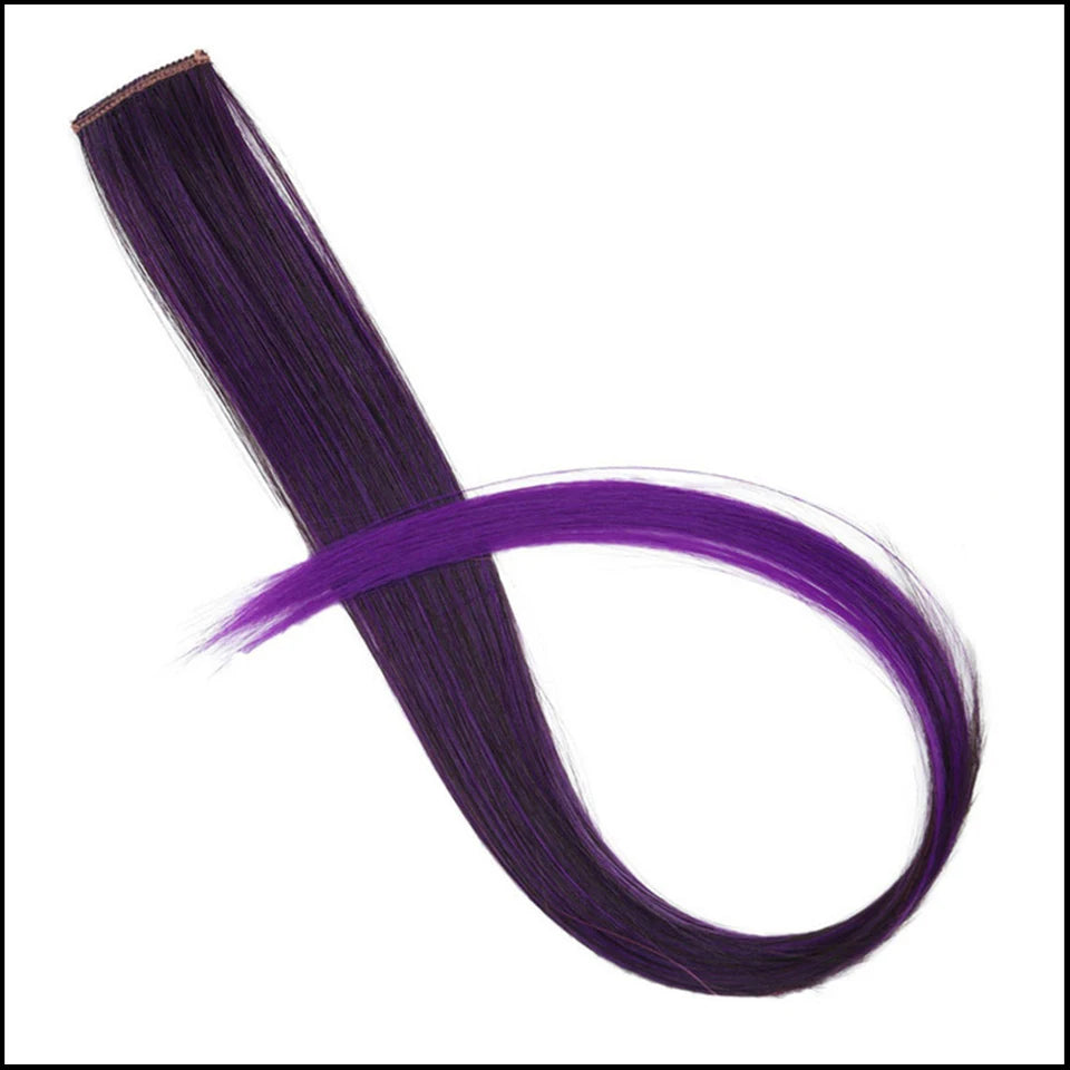 Synthetic One Card Hair Extension Wig Hair