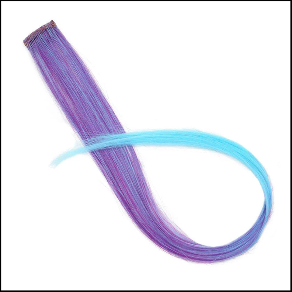 Synthetic One Card Hair Extension Wig Hair