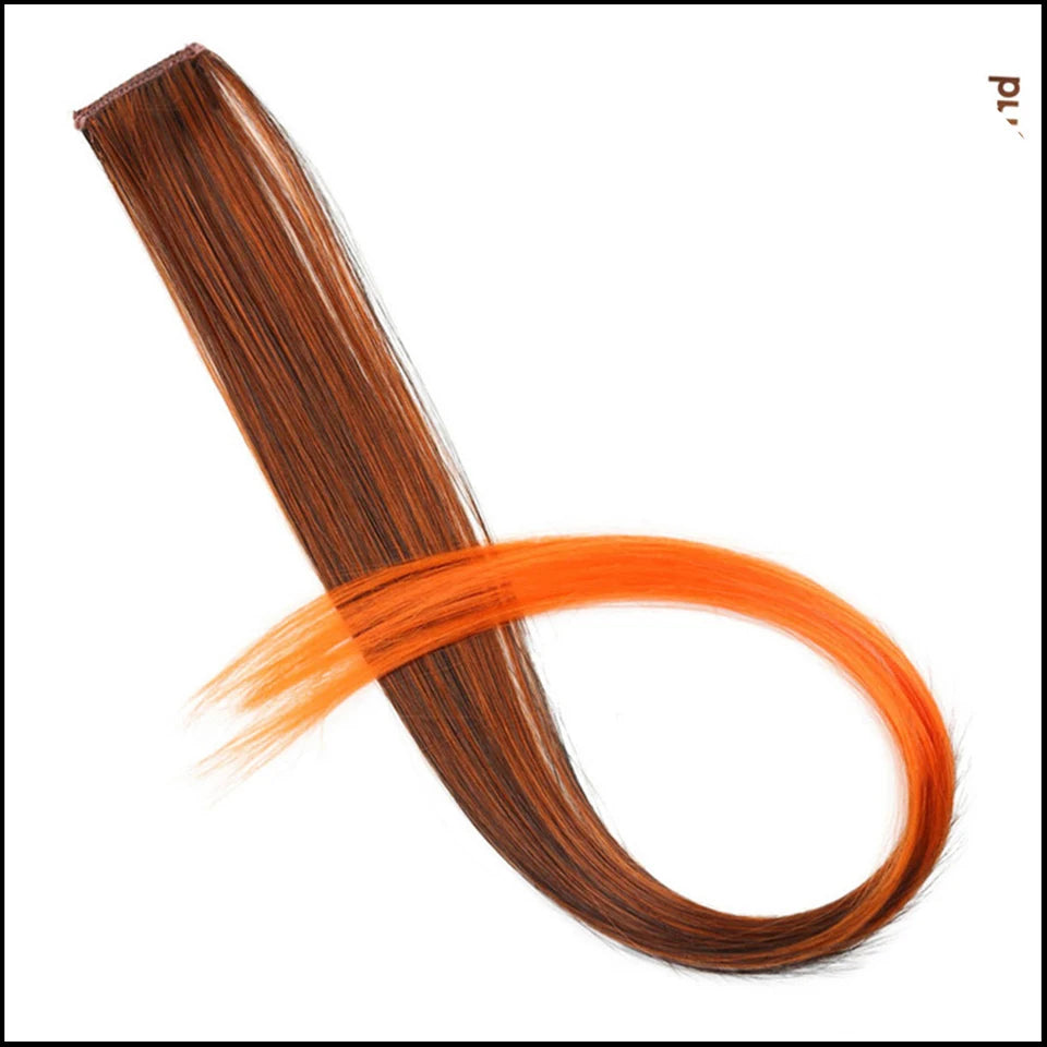 Synthetic One Card Hair Extension Wig Hair