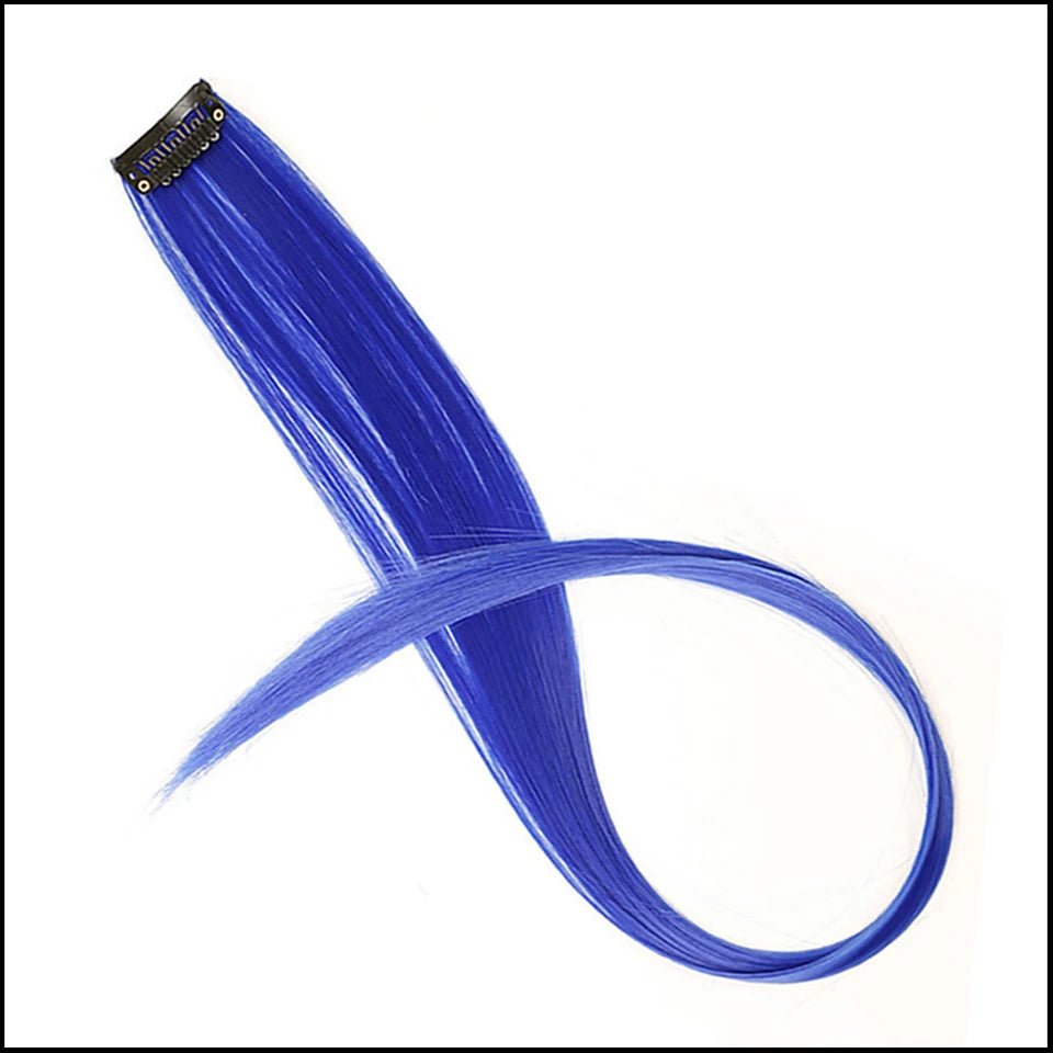 Synthetic One Card Hair Extension Wig Hair