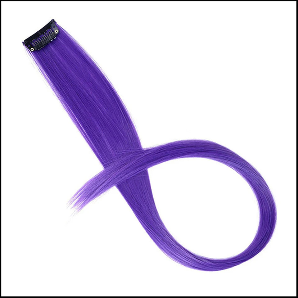 Synthetic One Card Hair Extension Wig Hair