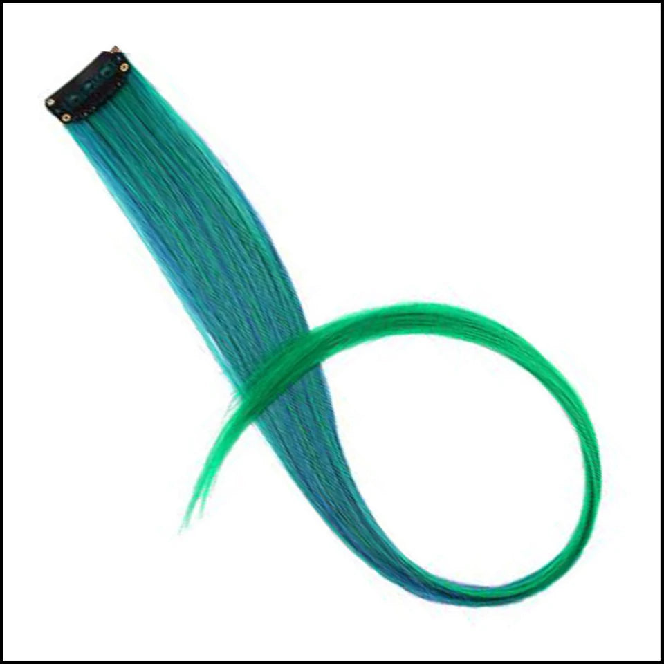 Synthetic One Card Hair Extension Wig Hair