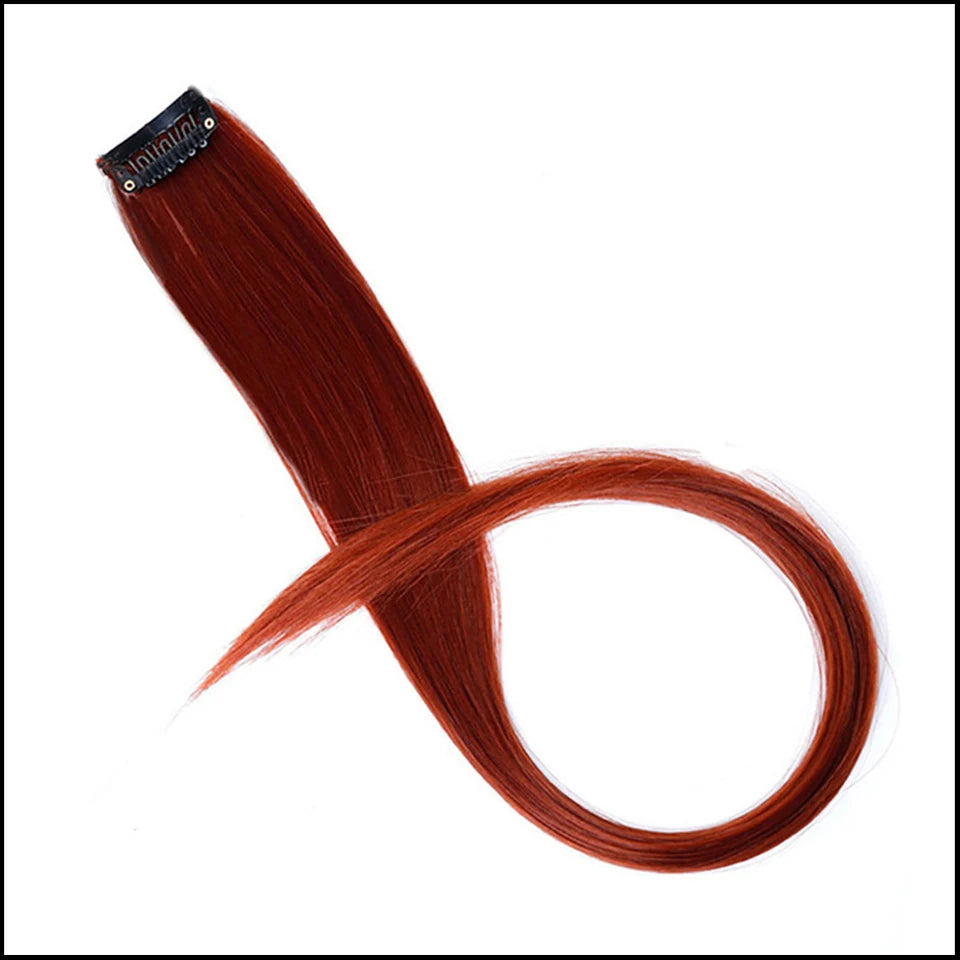 Synthetic One Card Hair Extension Wig Hair