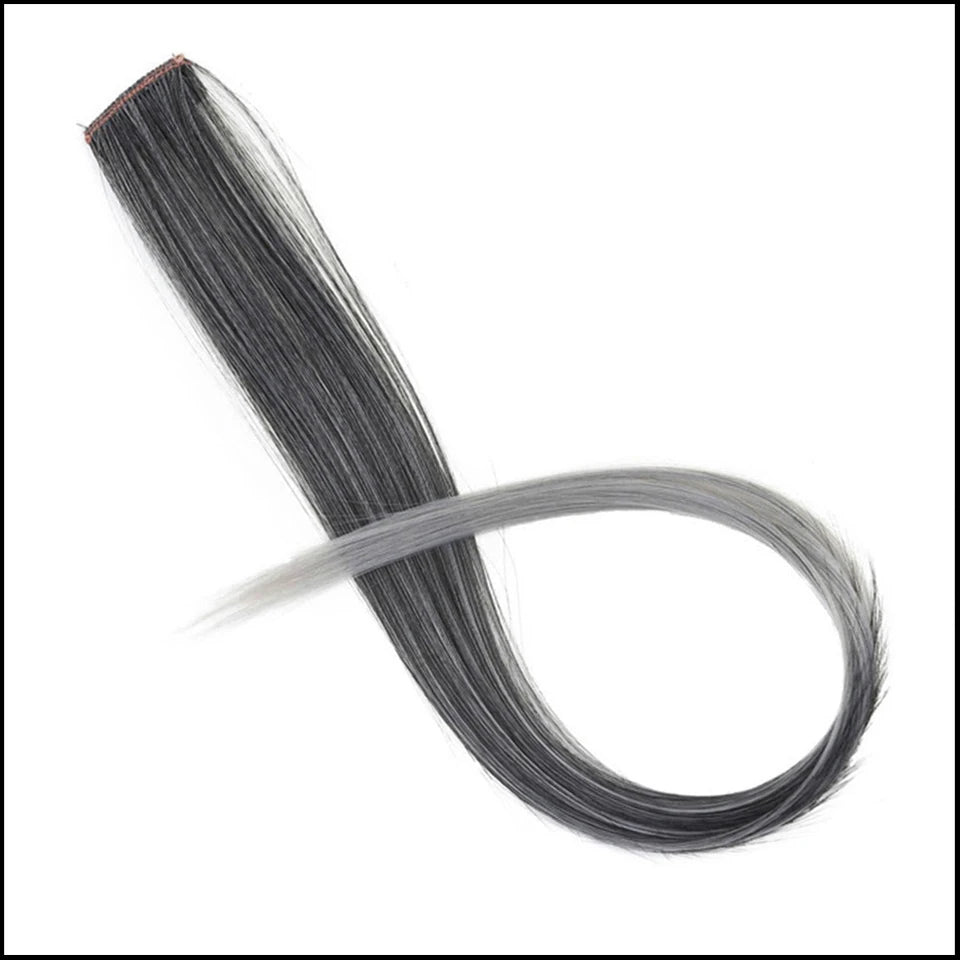 Synthetic One Card Hair Extension Wig Hair