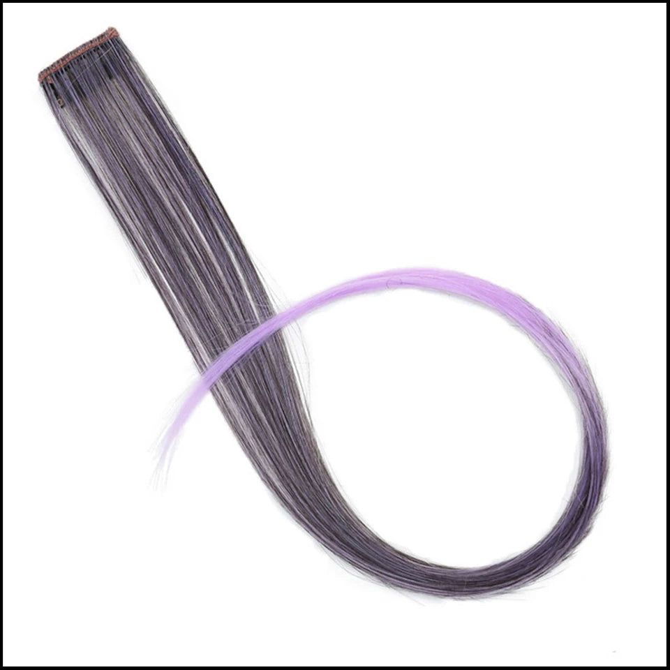Synthetic One Card Hair Extension Wig Hair