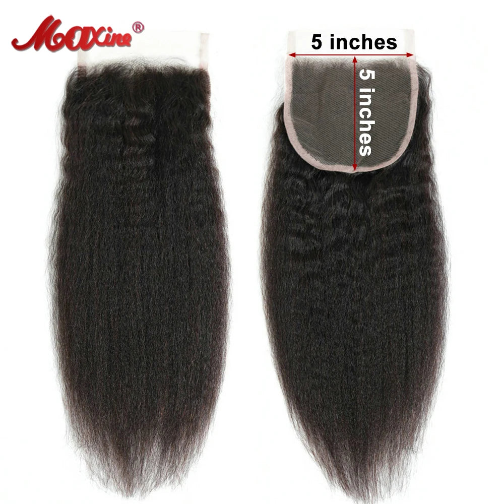 Kinky Straight 13x4 13x6 Lace Frontal Closure
