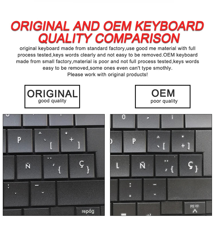 SP/LA Spanish Latin Backlit keyboard notebook