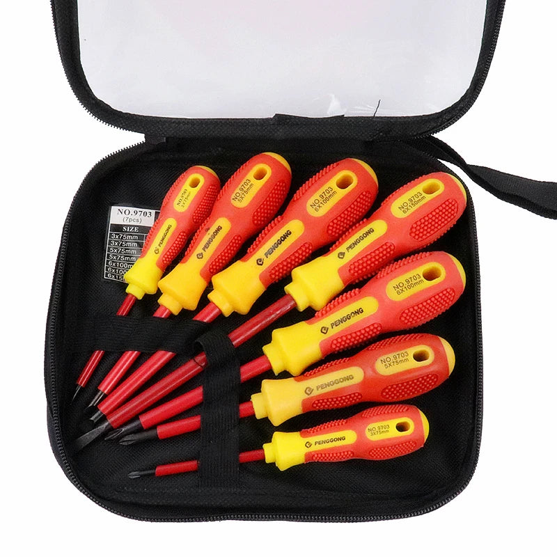 7pcs Insulated Screwdriver Set Magnetic Screwdriver