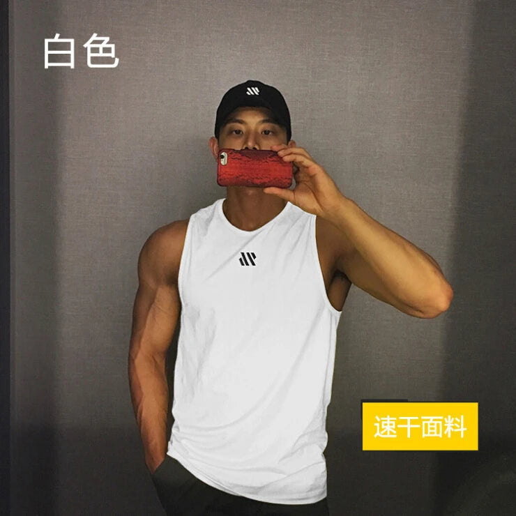 Men'S Sports Vest Summer Breathable Sleeveless