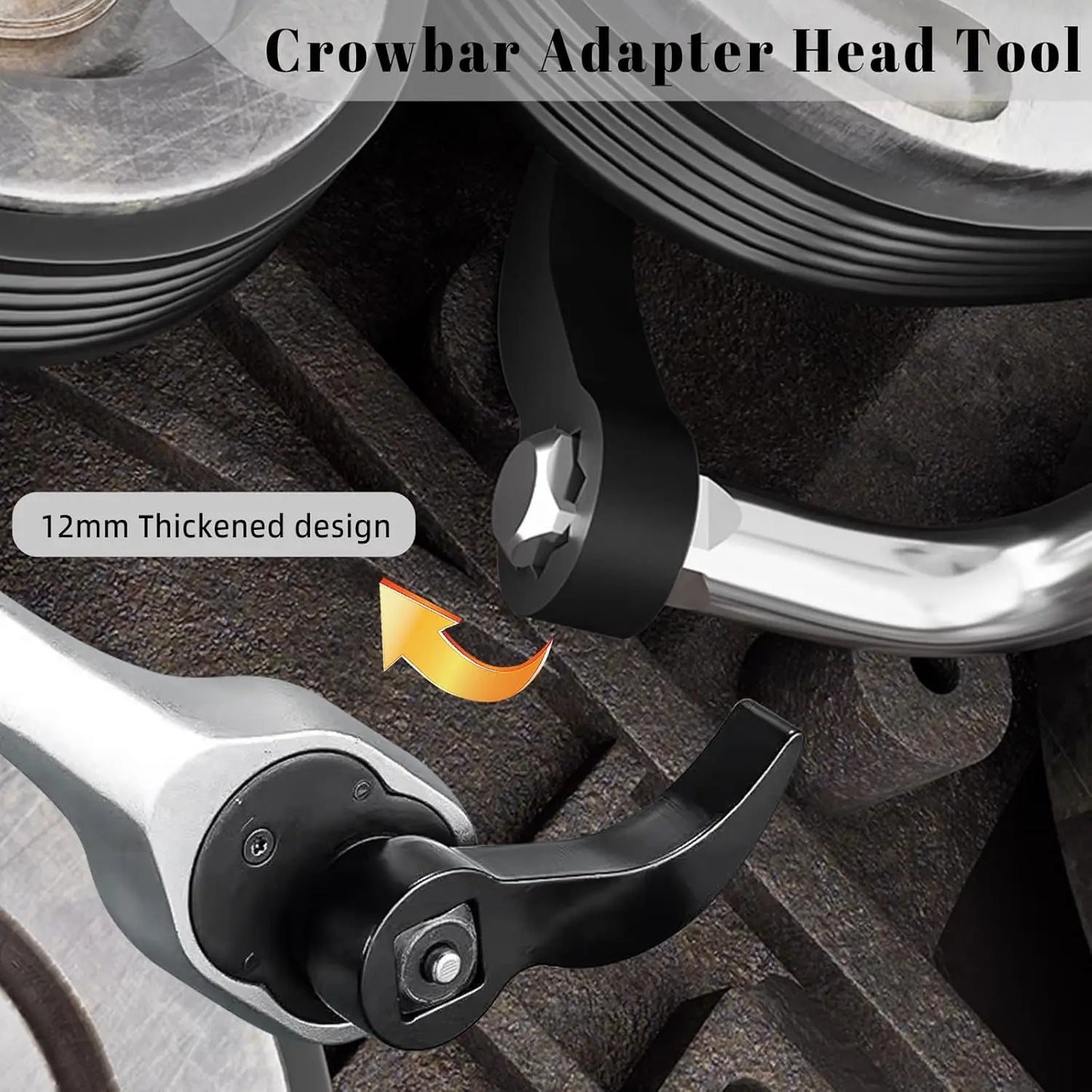 1/2inch Ratchet Crowbar Adapter Head Tools Pry Bar Wrench