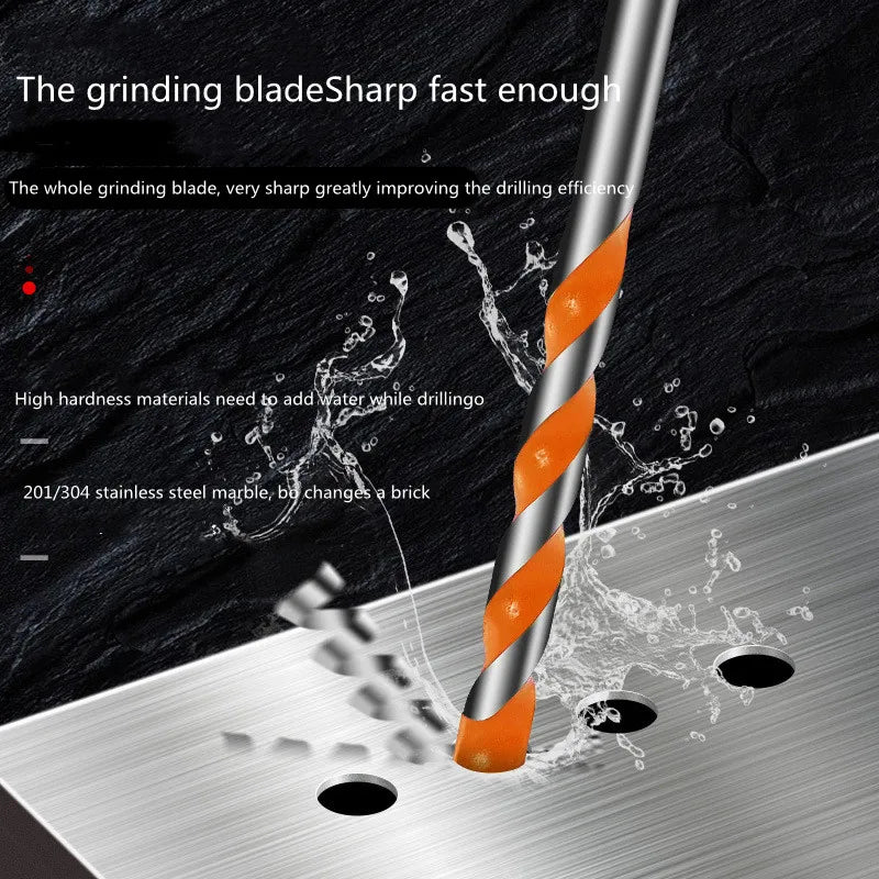 6PCS Multifunctional Triangle Drill Bit Diamond Drill