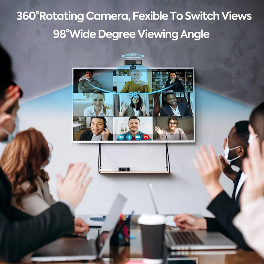 4K Webcam 1080P 2K Full HD Web Camera With Microphone