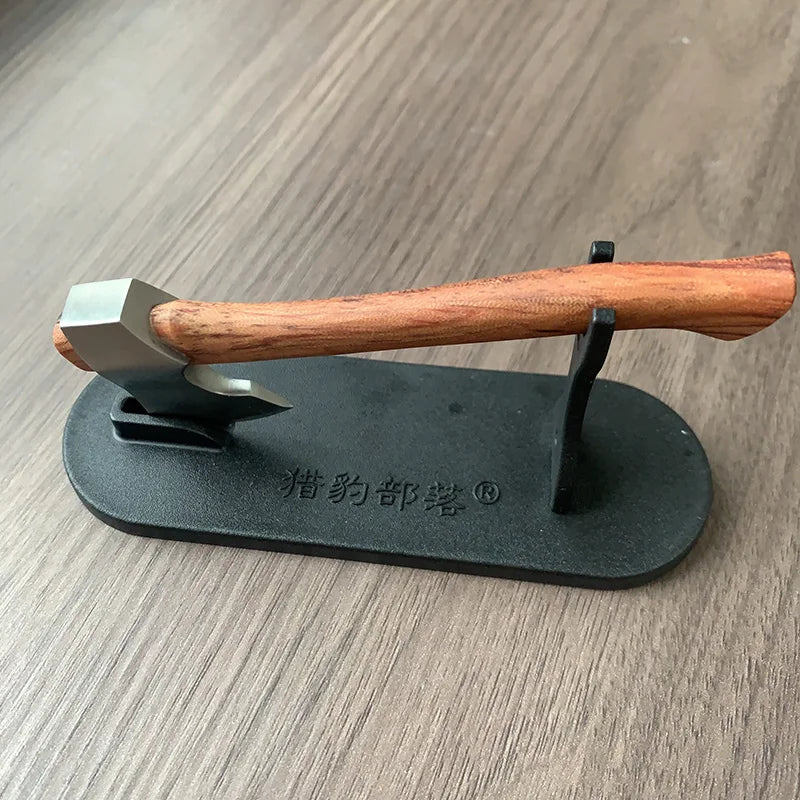Stainless Steel Mini Mountain Axe Wood Handle Outdoor