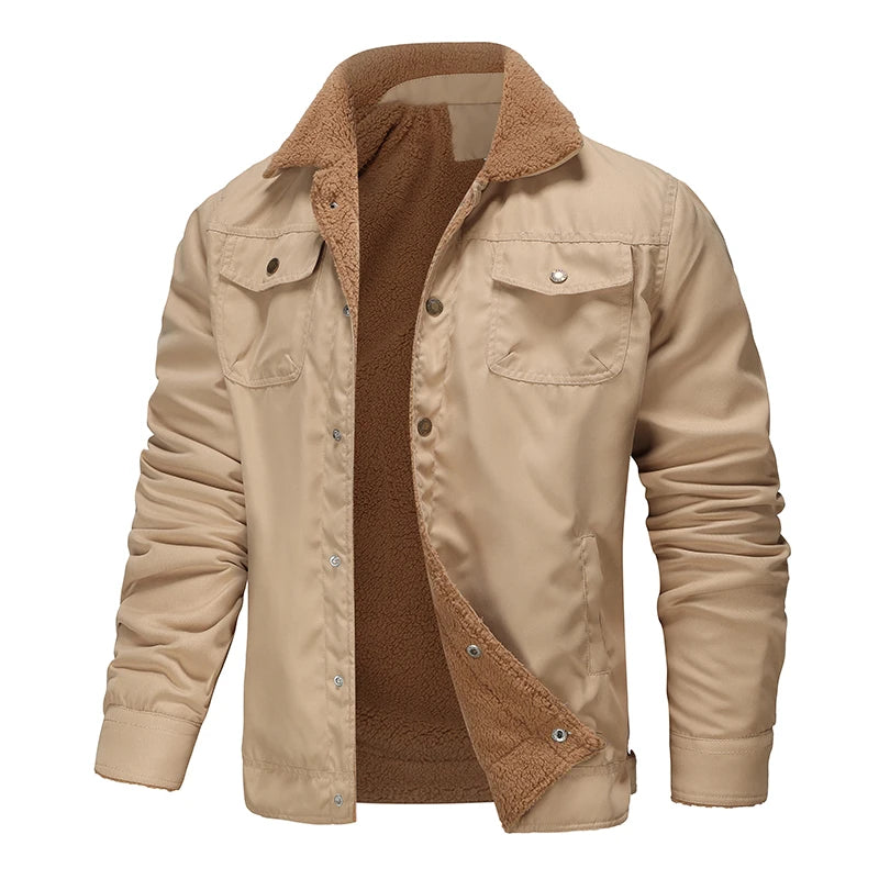 2025 New Men's Winter Casual Fleece Jacket