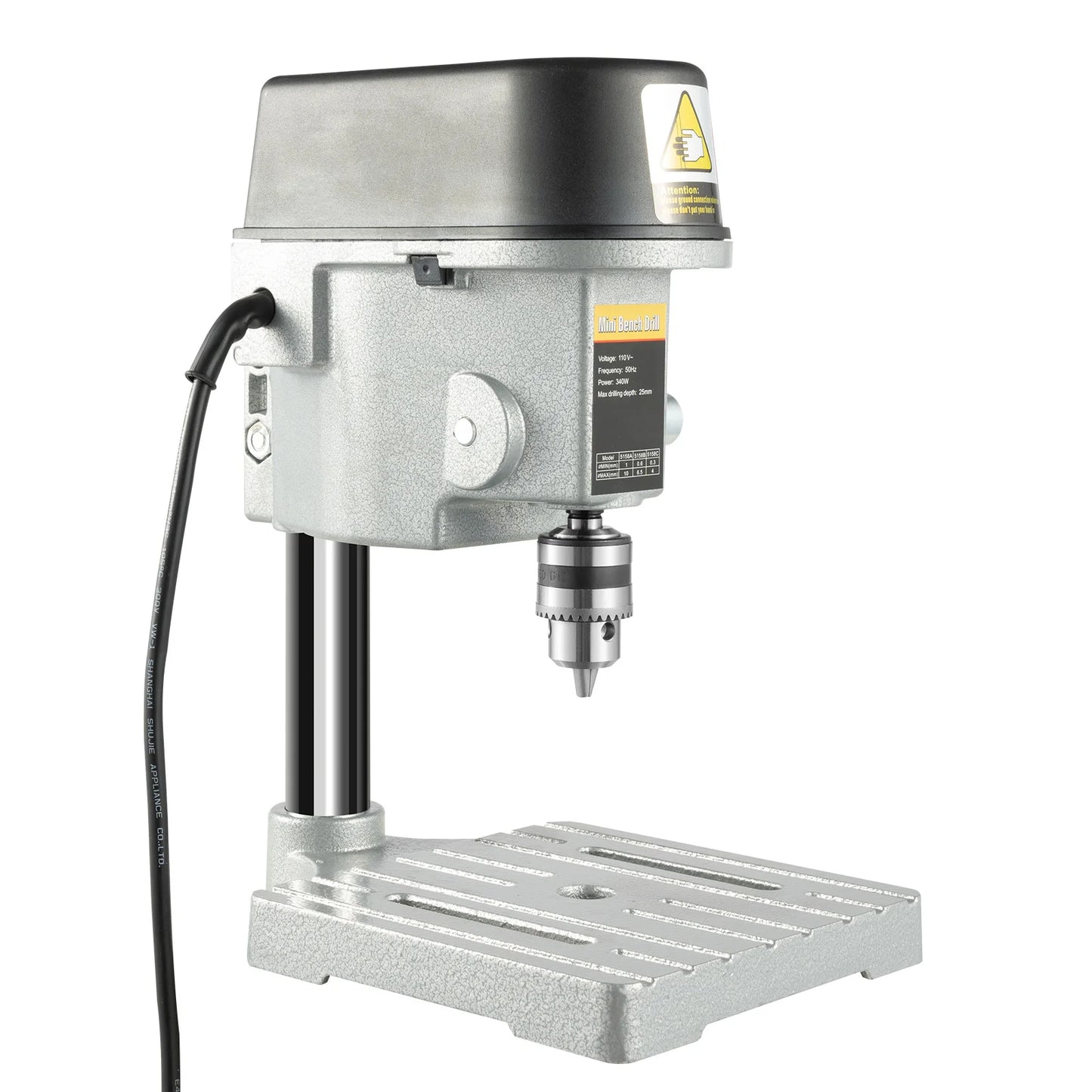 Mini Benchtop Drill Press 340W 110V Electric Wood Drilling Machine