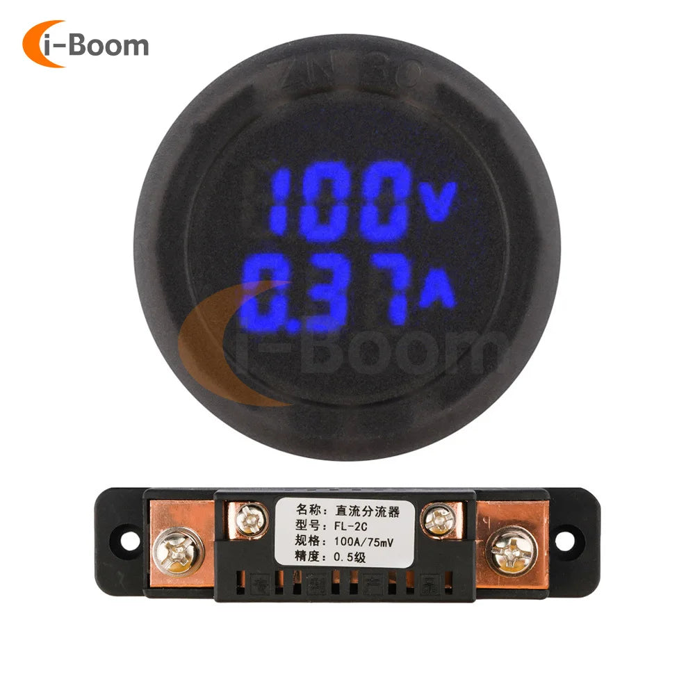 DC 5V ~ 100V LED Digital Display Voltmeter Ammeter