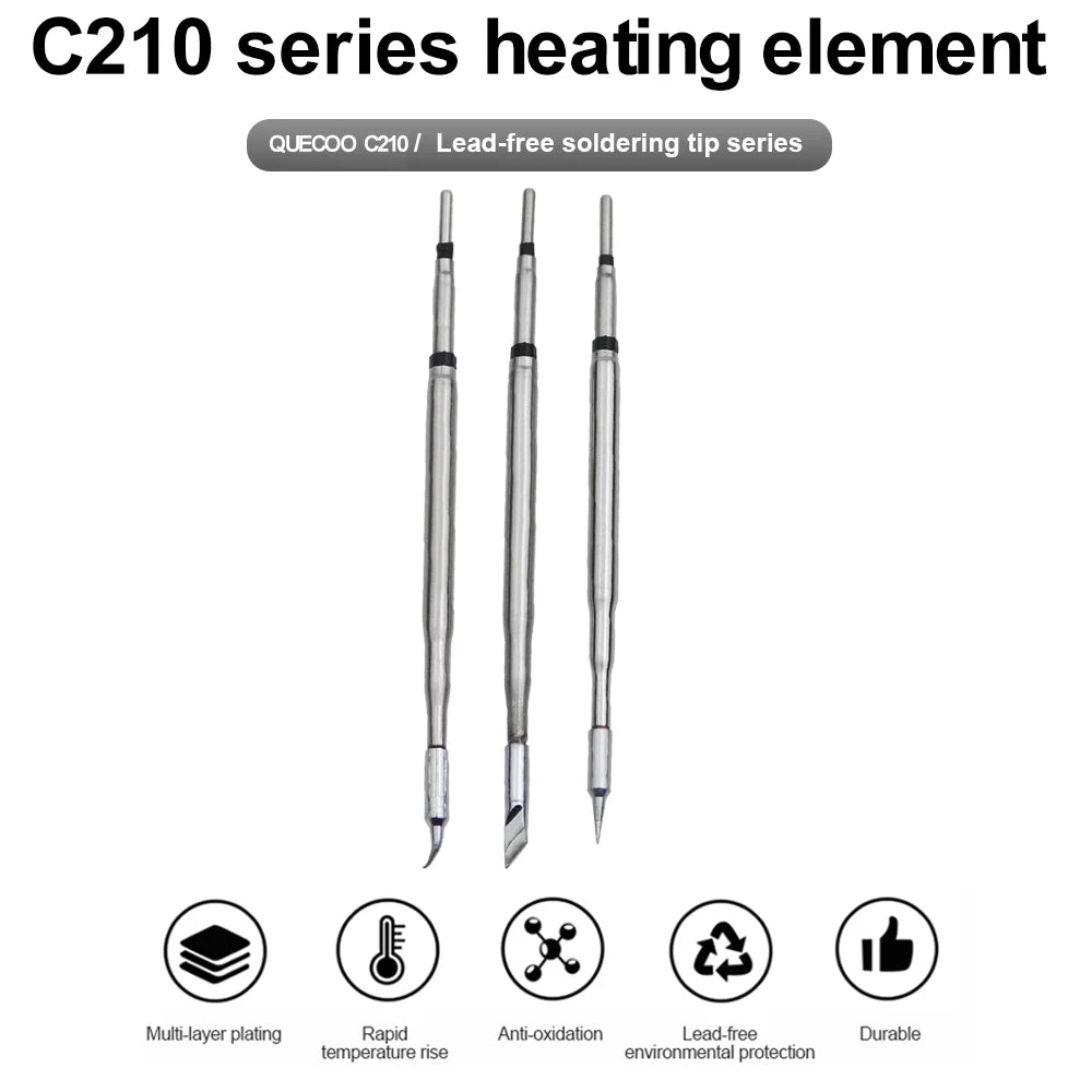 QUICKO C210 Series Integrated Soldering Iron Tips