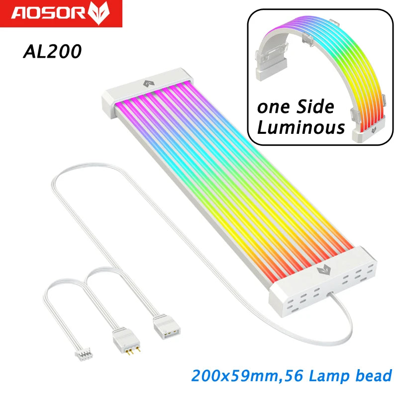 COOLMOON AOSOR ARGB LED Light Strip for 24PIN Motherboard