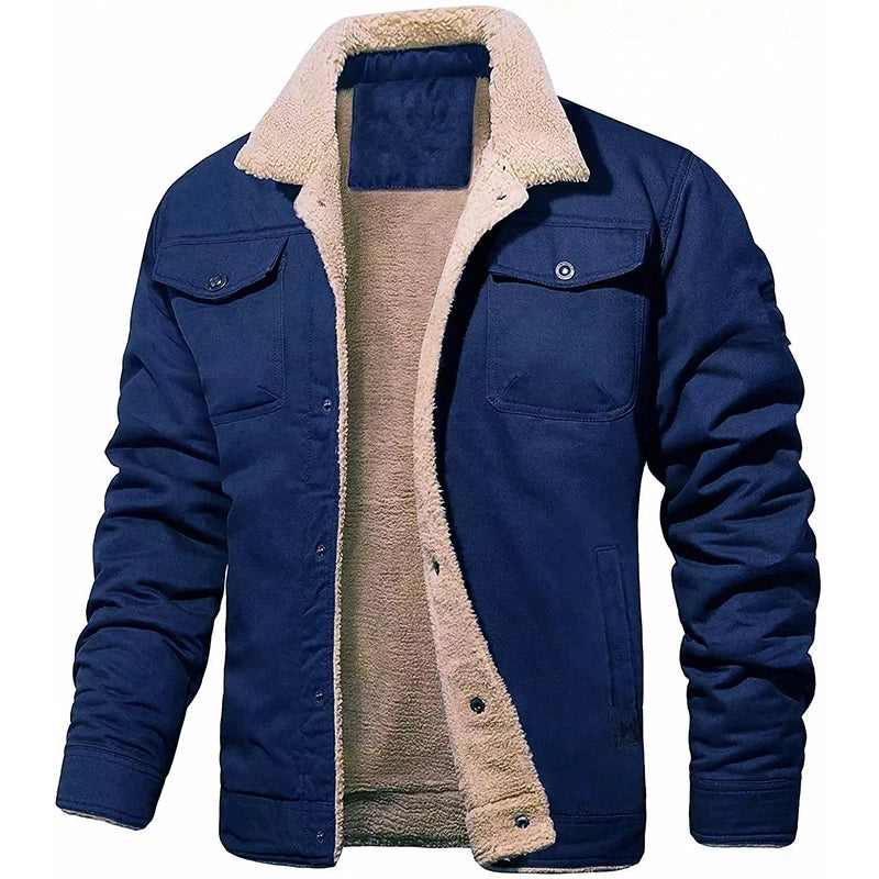 2025 New Men's Winter Casual Fleece Jacket