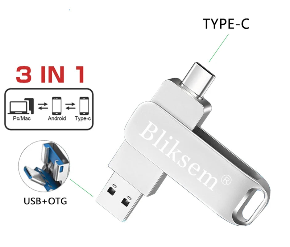 Bliksem TYPE-C Flash Drive OTG 32GB 64GB