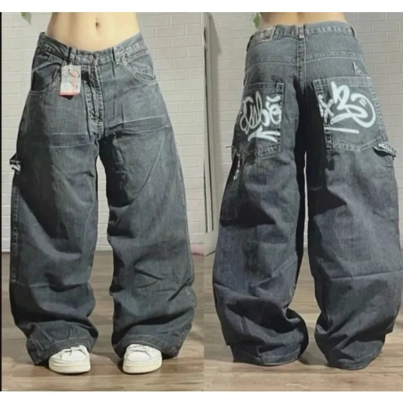 American New Fashion Letter Embroidery Washed