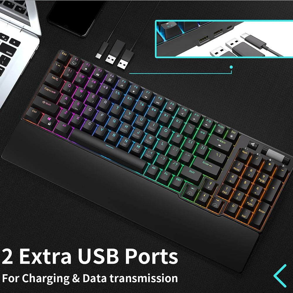 Wireless Bluetooth Mechanical Keyboard