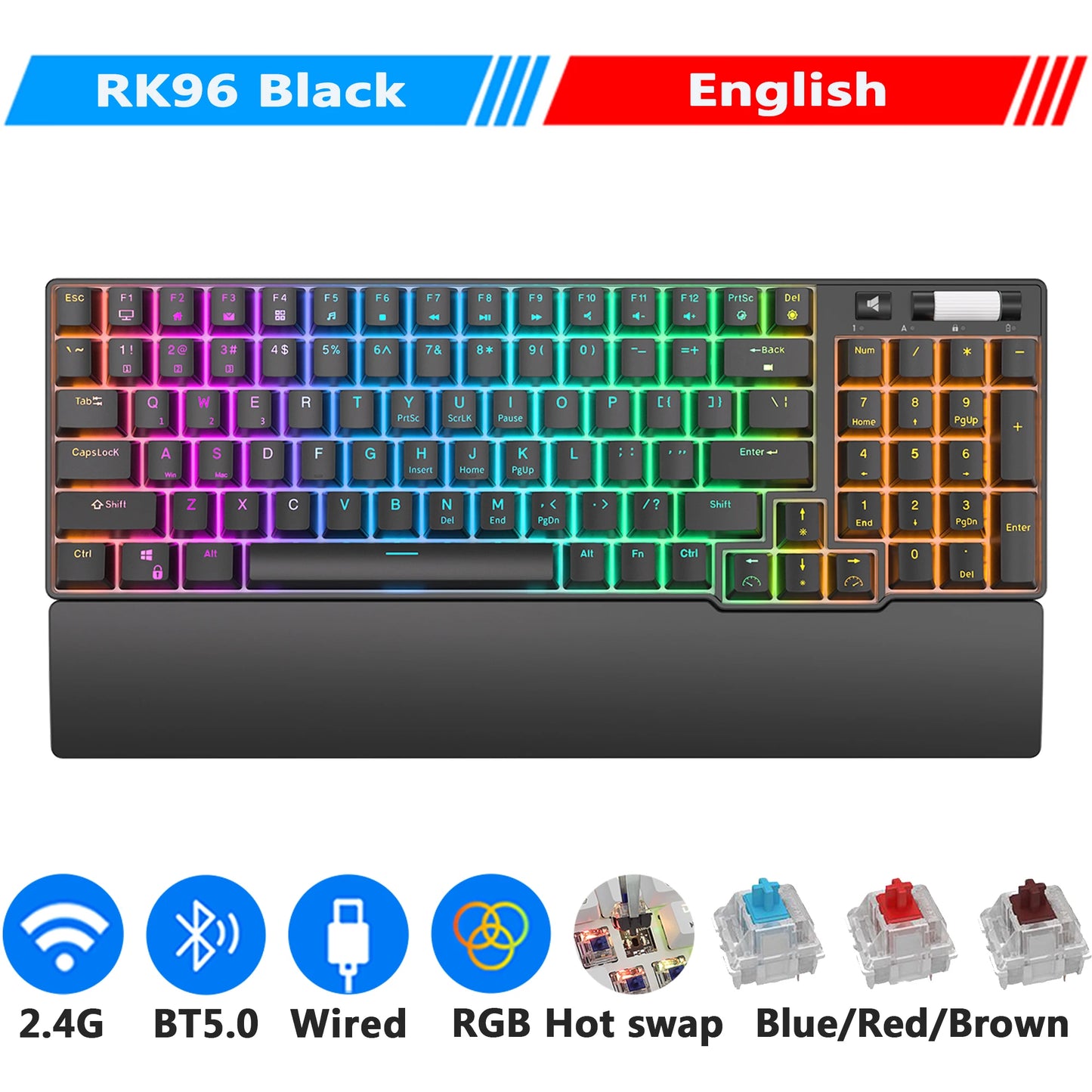 Wireless Bluetooth Mechanical Keyboard