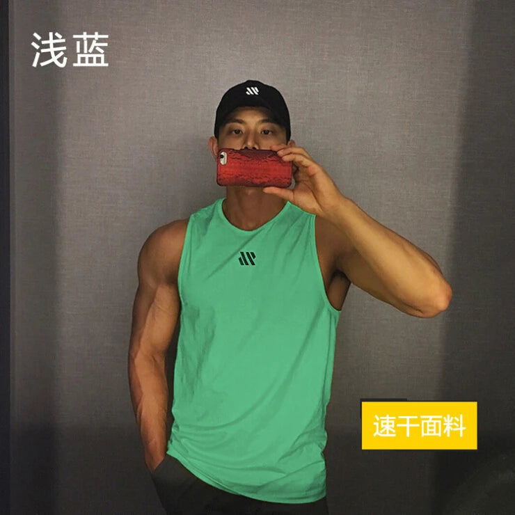 Men'S Sports Vest Summer Breathable Sleeveless