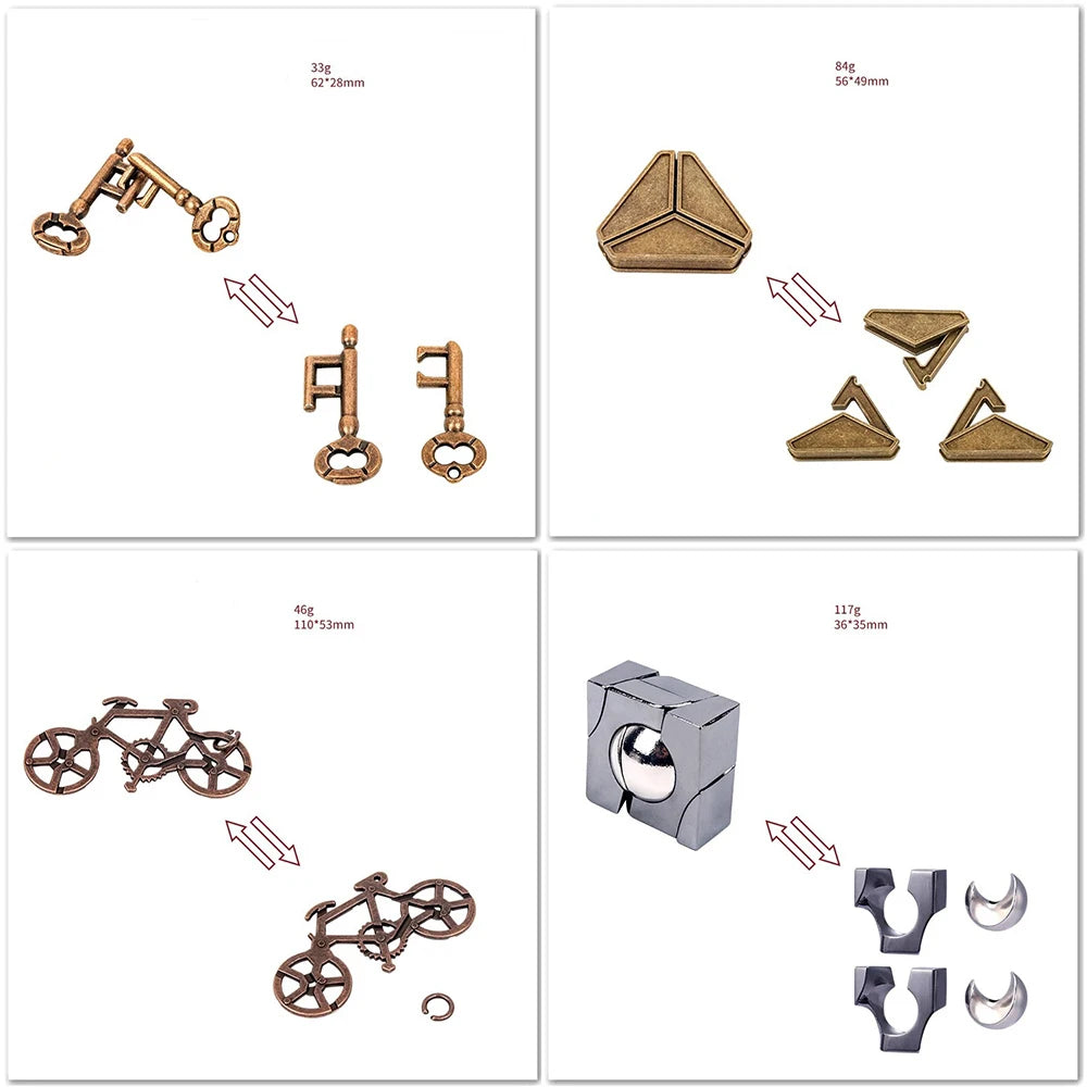 Brain Teaser Puzzle 3D Unlock Decompression Toys