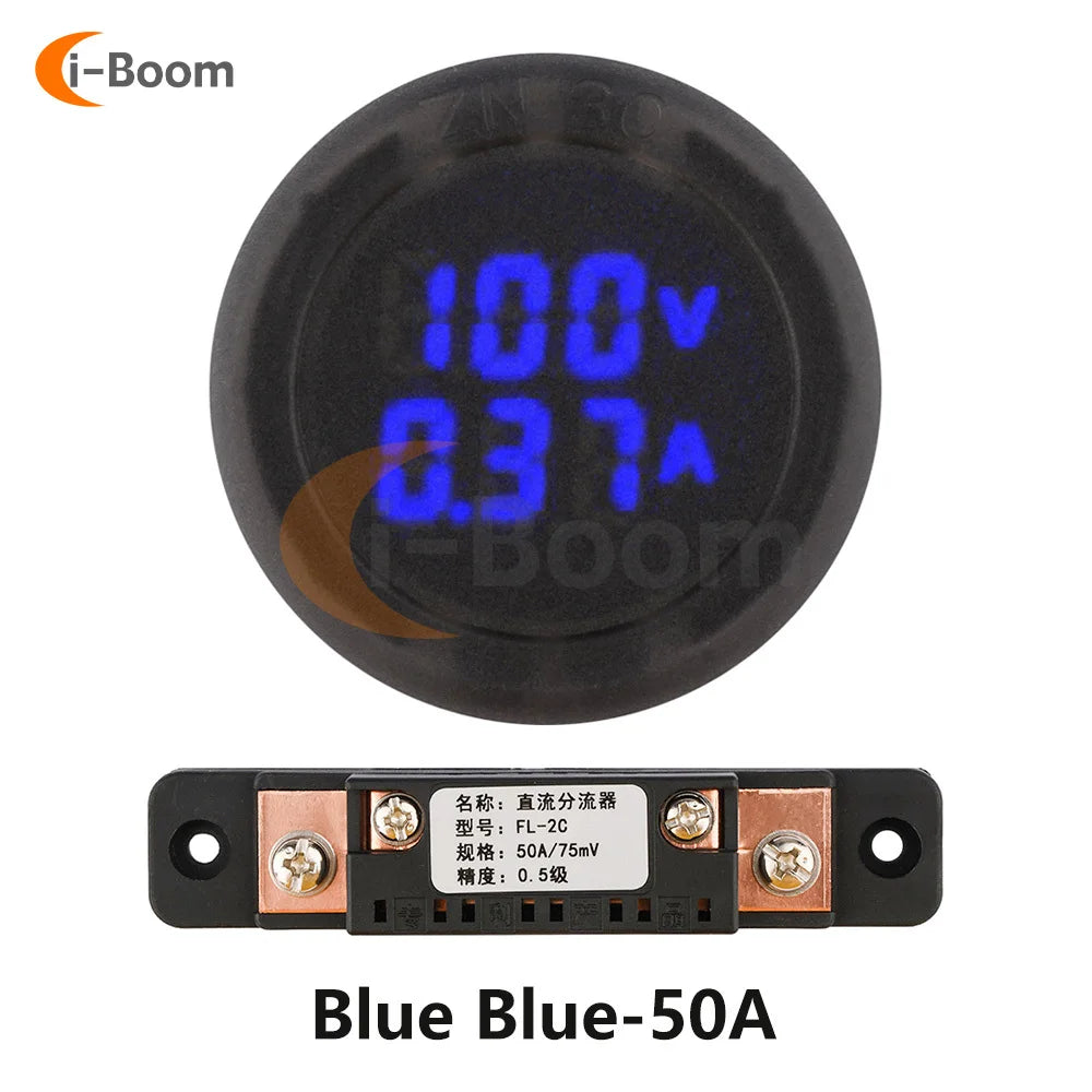 DC 5V ~ 100V LED Digital Display Voltmeter Ammeter