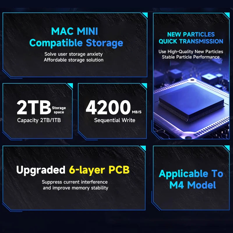 MAC Mini M4 SSD 2TB K6B2 SDSFGKLKH Solid State Drive