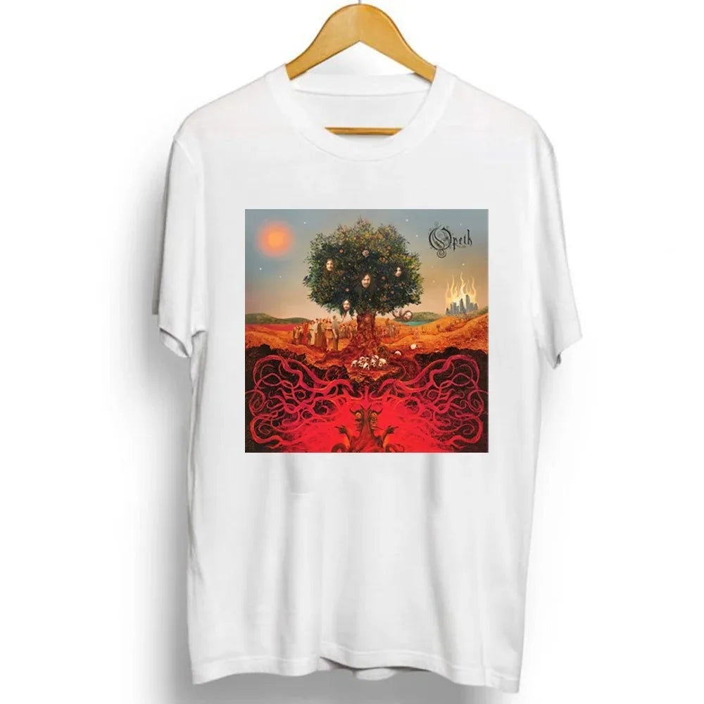 2024 Summer Vintage Death Metal Band Printed T-shirt