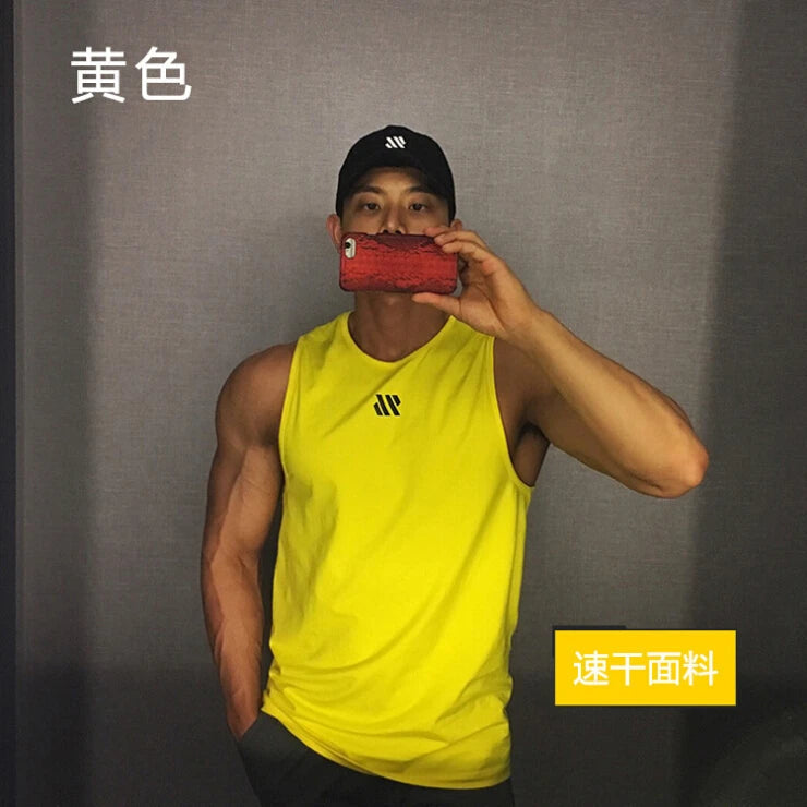 Men'S Sports Vest Summer Breathable Sleeveless