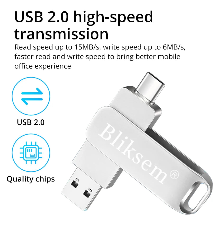 Bliksem TYPE-C Flash Drive OTG 32GB 64GB