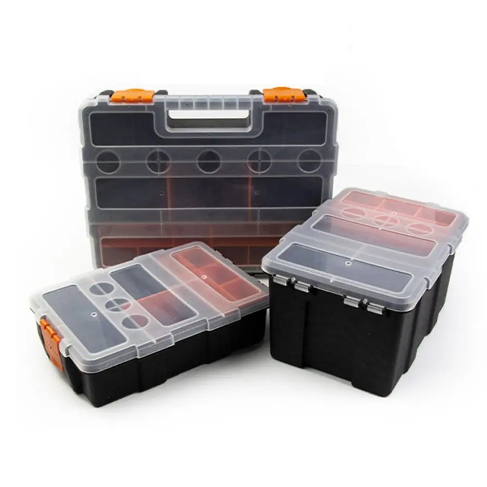Multi-Grid Portable Plastic Parts Toolbox Combination