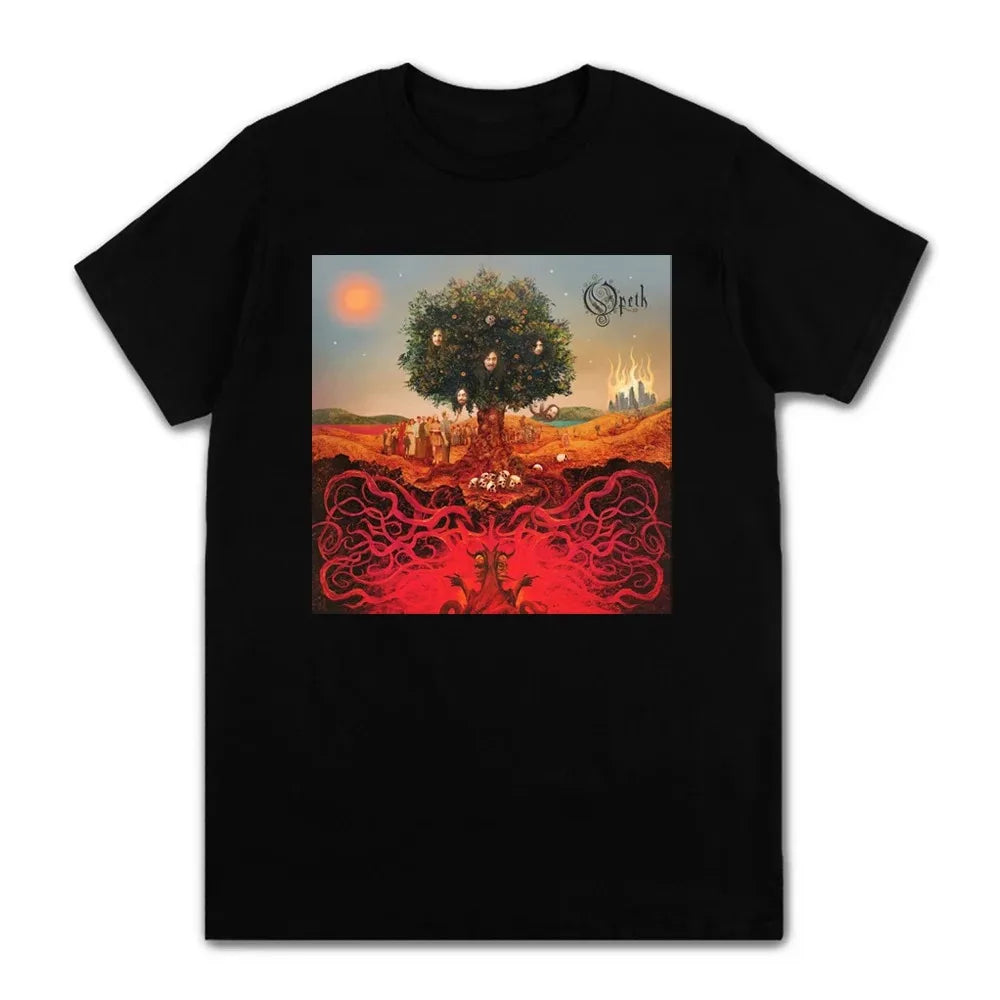 2024 Summer Vintage Death Metal Band Printed T-shirt