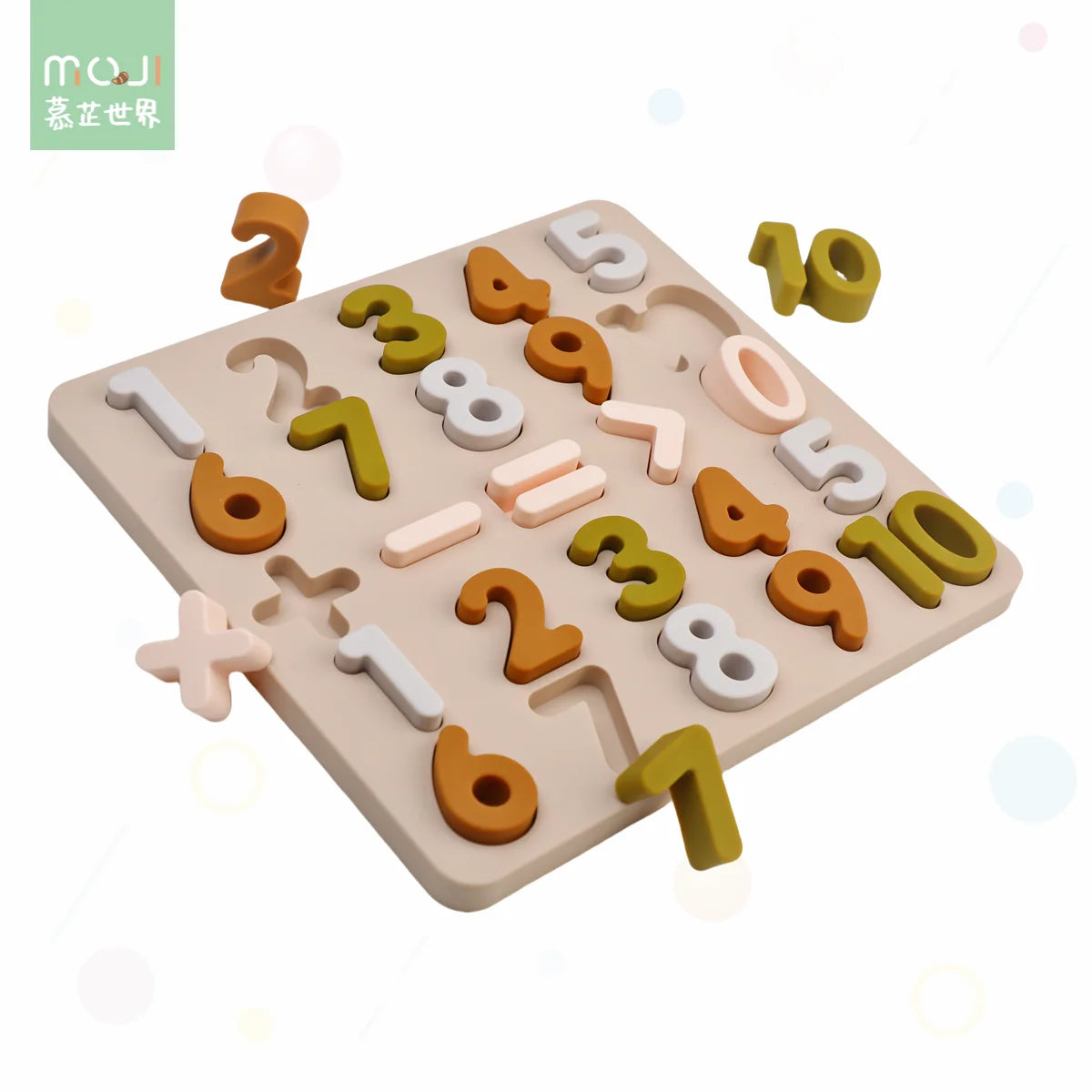 Silicone Montessori Letters Number Puzzle