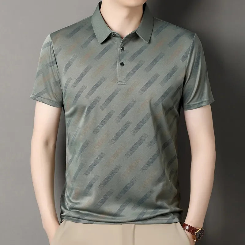 2025 New Men's Business Casual Short Sleeved