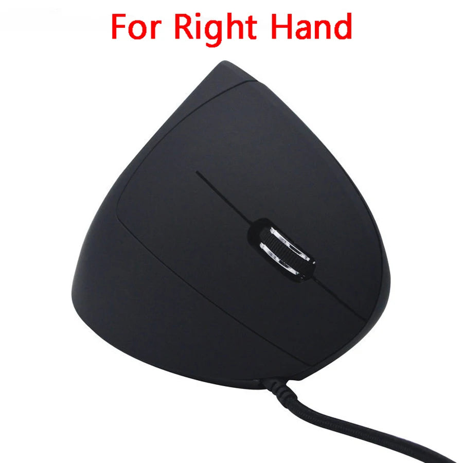 Vertical Ergonomic Portable Wired USB Wireless Mouse