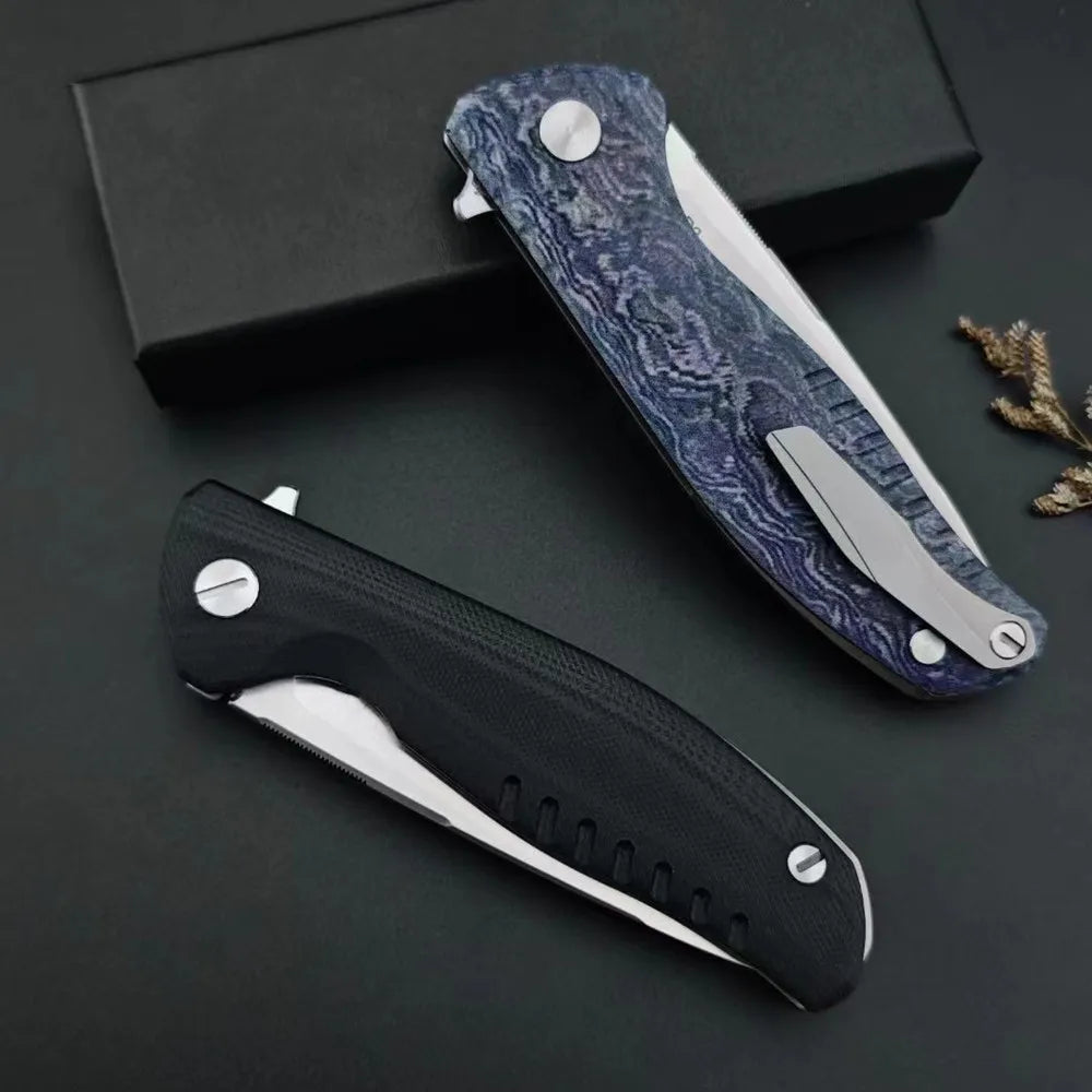 Kesiwo Tactical Folding knife D2 Blade G10
