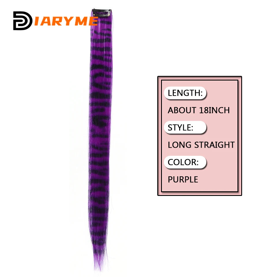 Synthetic One Card Hair Extension Wig Hair