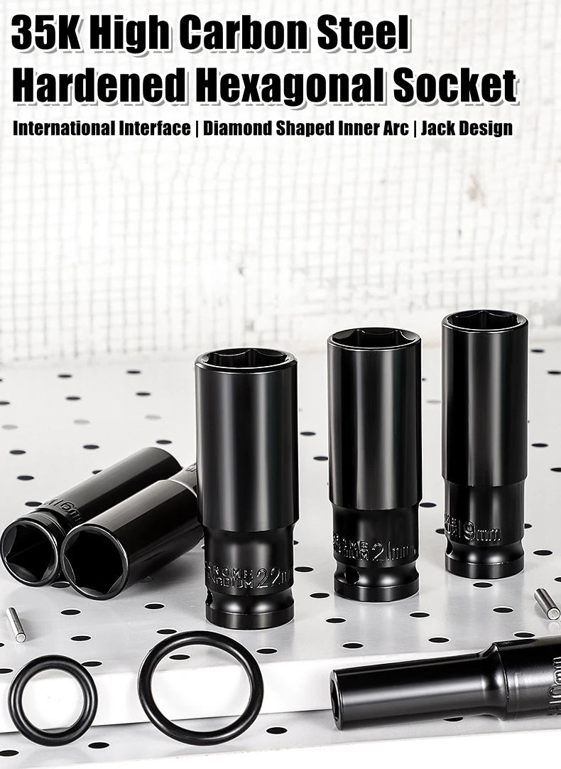 1/2 Sleeve Combination Drive Extended Socket Hexagonal