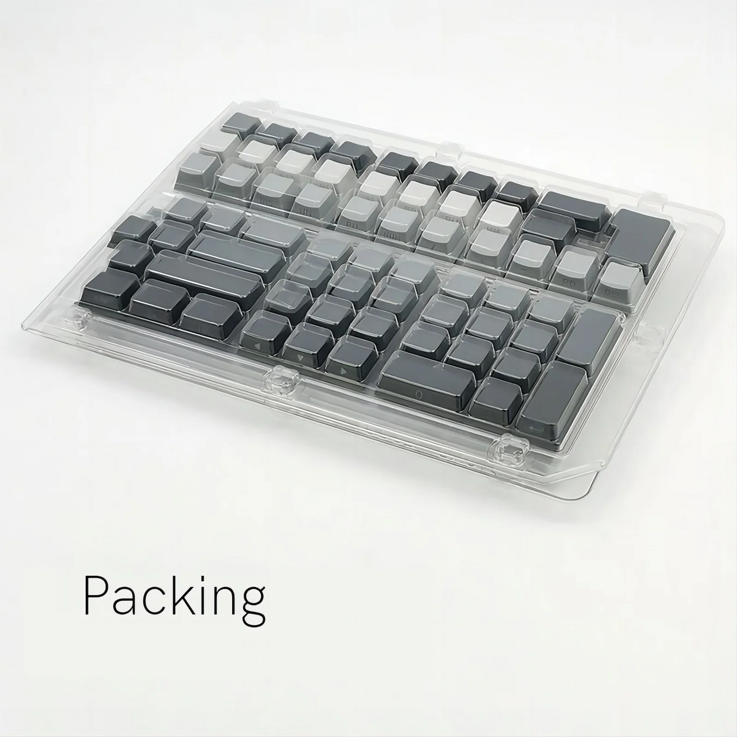 133 Keys Side Print Shine Through Keycap Set Double