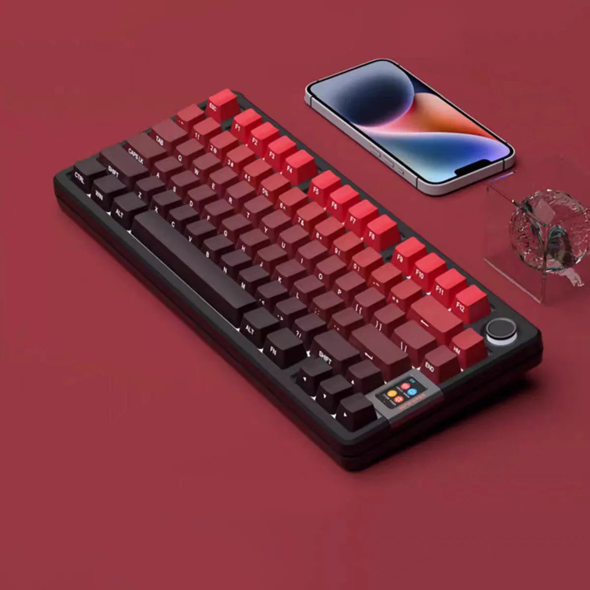 133 Keys Side Print Shine Through Keycap Set Double